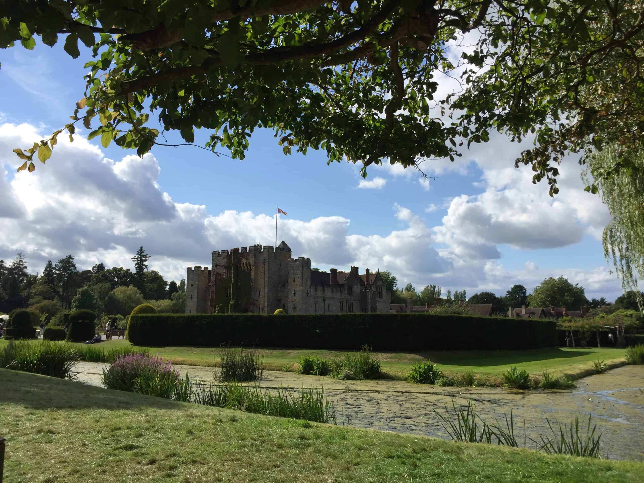 beautiful view of Hever Castle