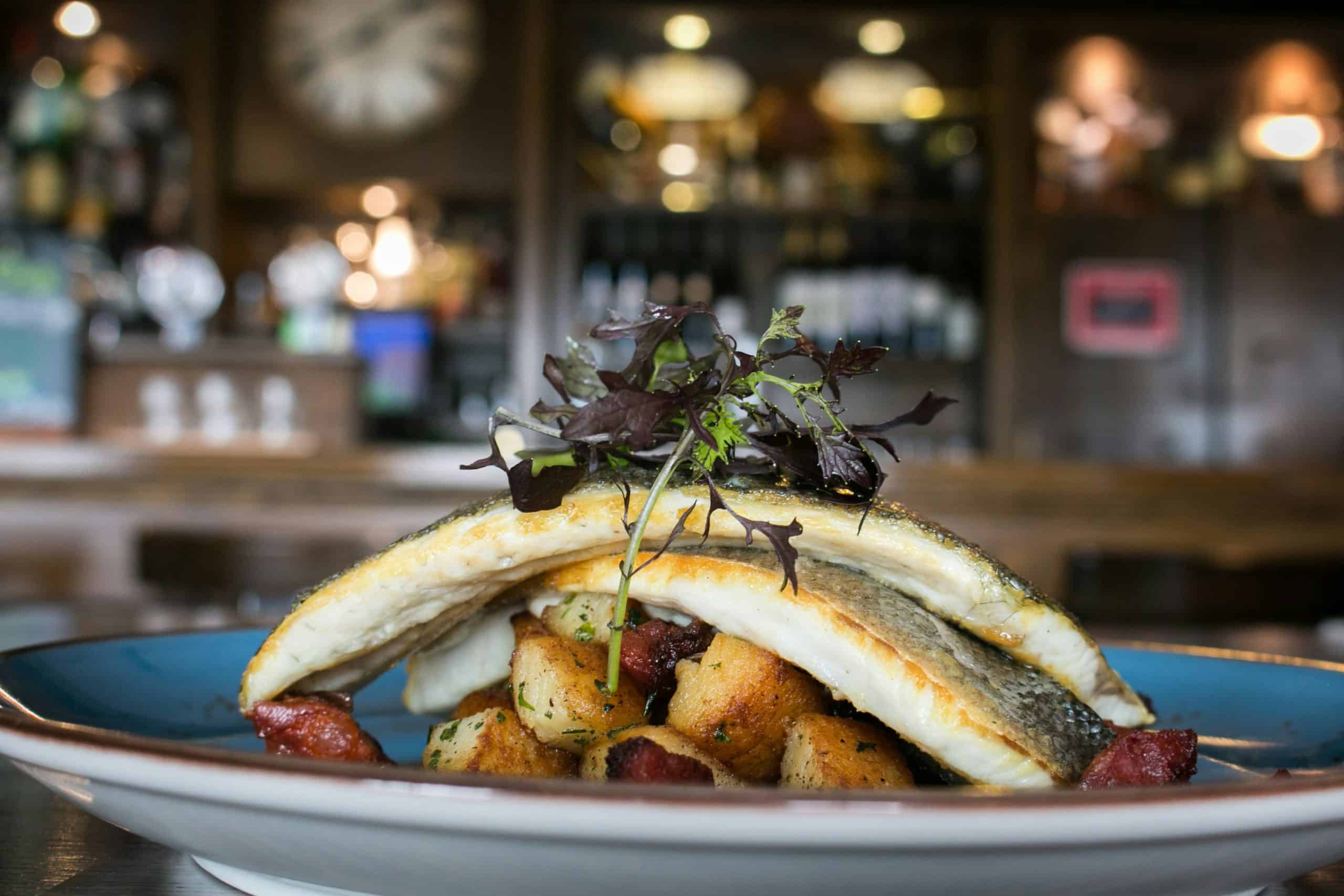 plate of fresh fish