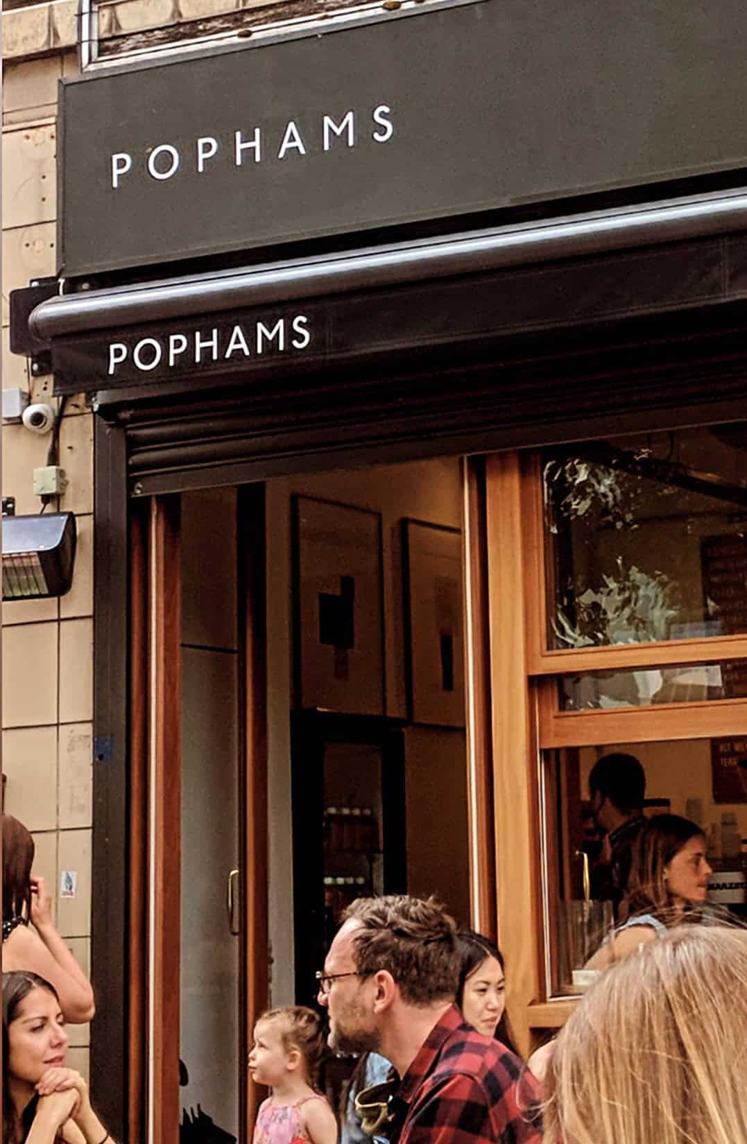 Pophams Bakery entrance