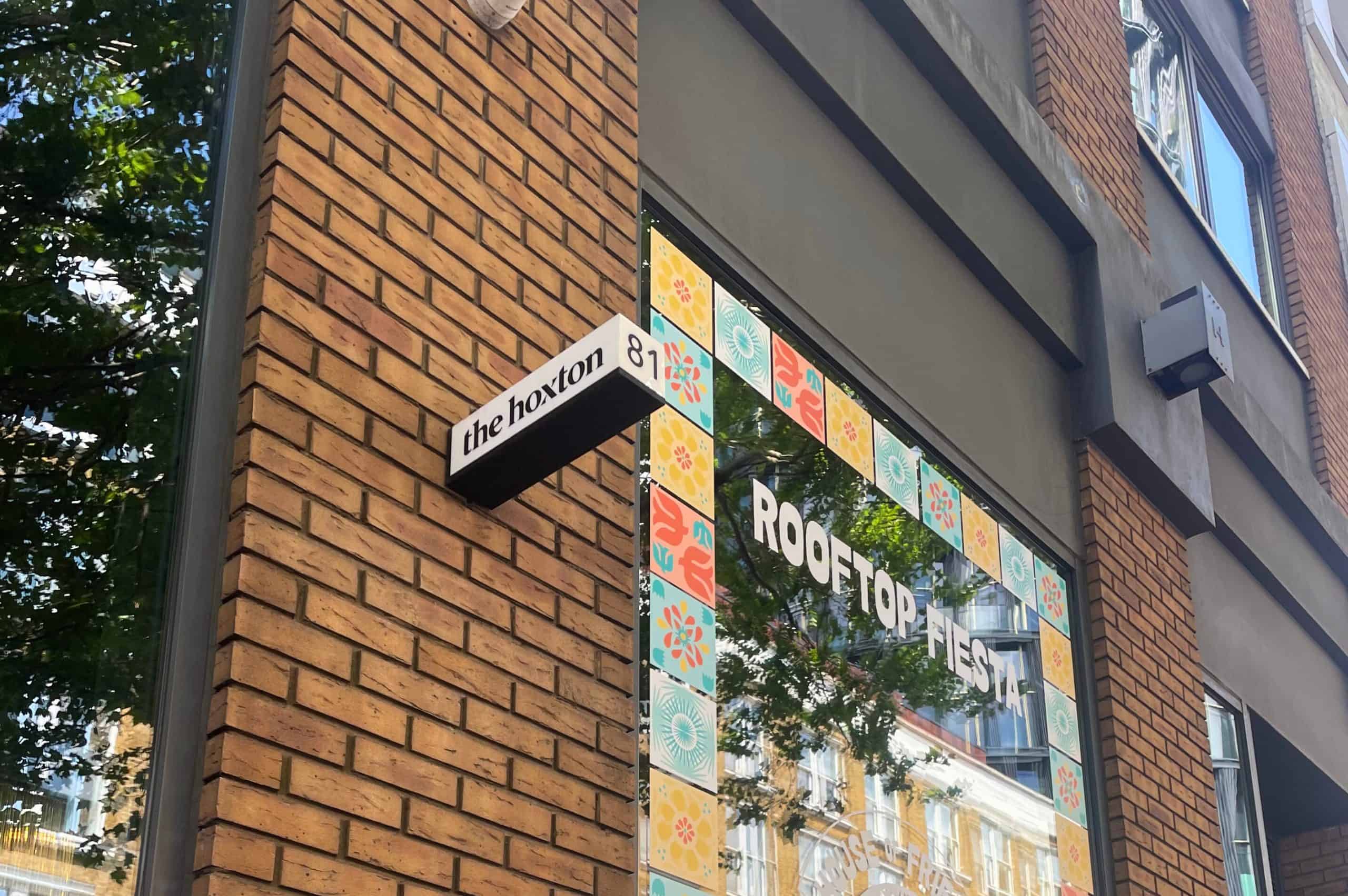 The Hoxton, Shoreditch hotel entrance