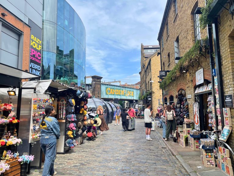 Camden Market on a sunny day