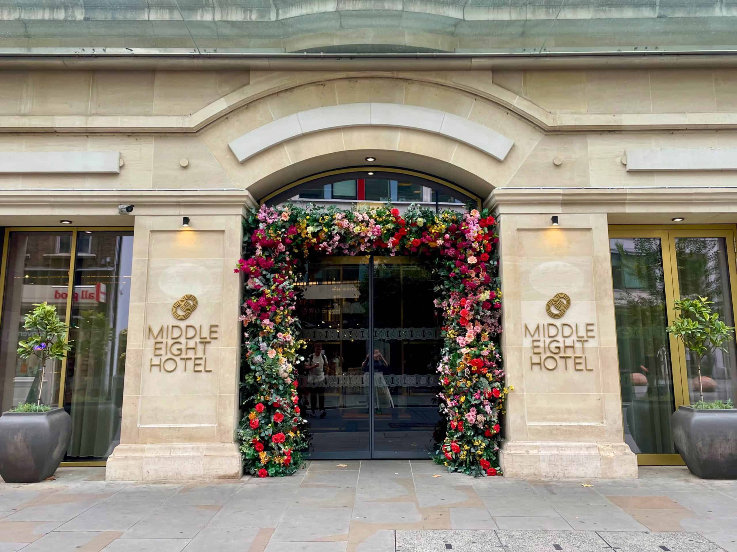The outside of Middle Eight Hotel in Covent Garden, London