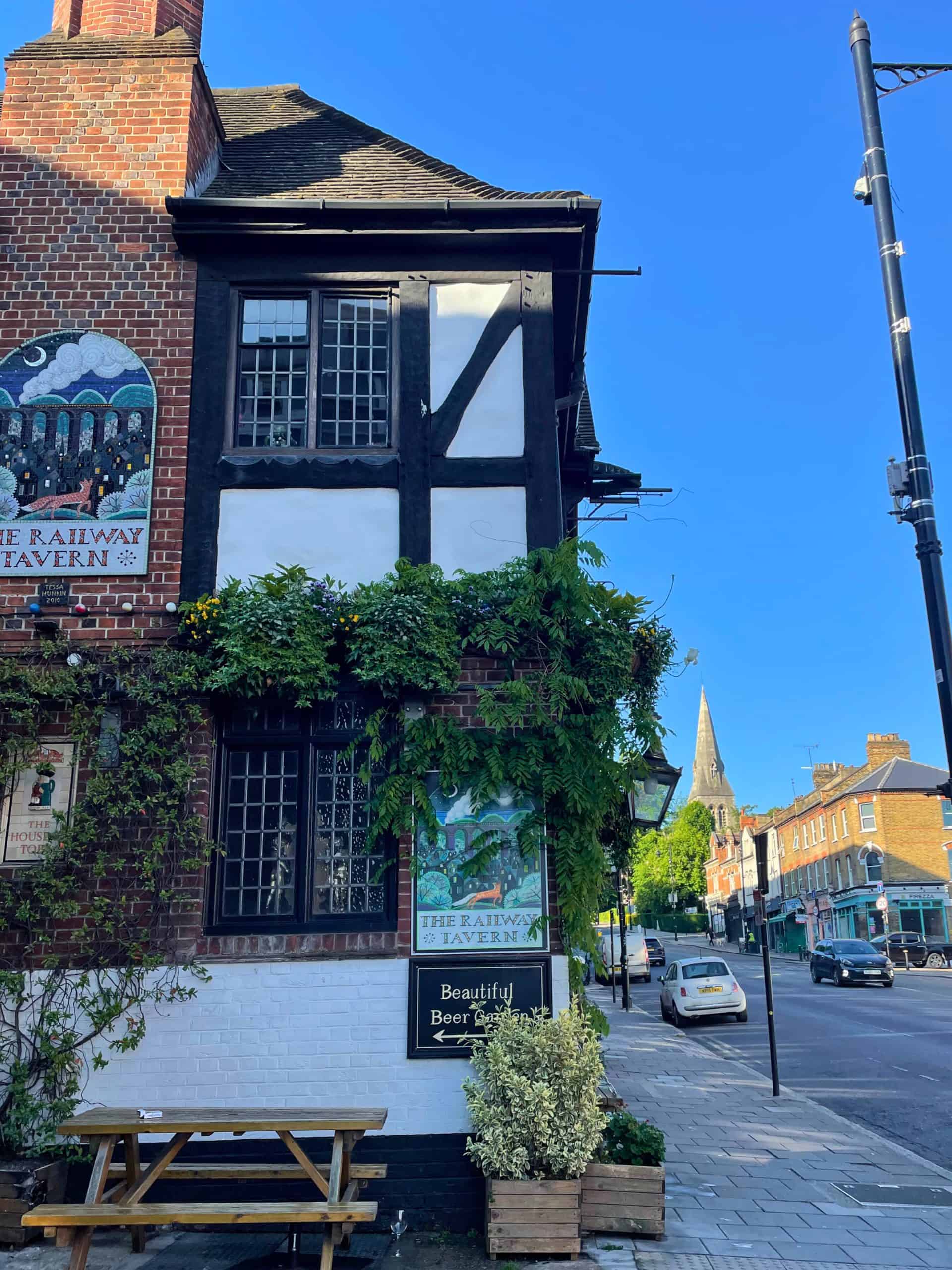 One of many lovely, Tudor pubs in London