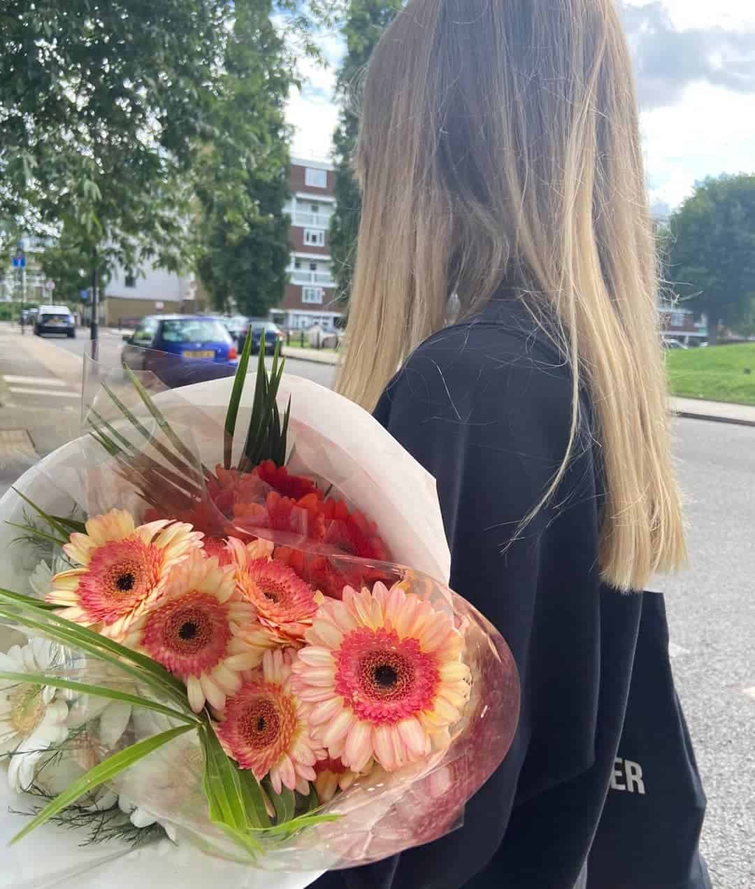 Flowers from Columbia Road Flower Market, London. A great no-tourist thing to do in London