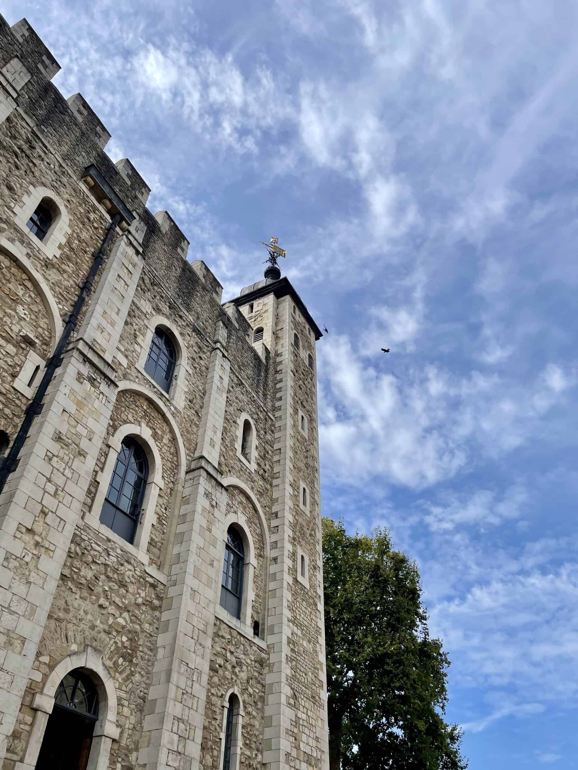 View of the White Tower on a sunny day