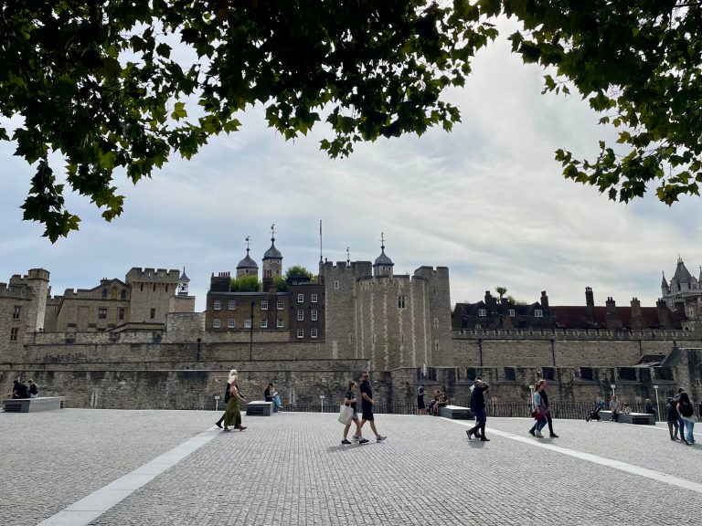 Is the Tower of London worth visiting? View of the Tower walls from the outside