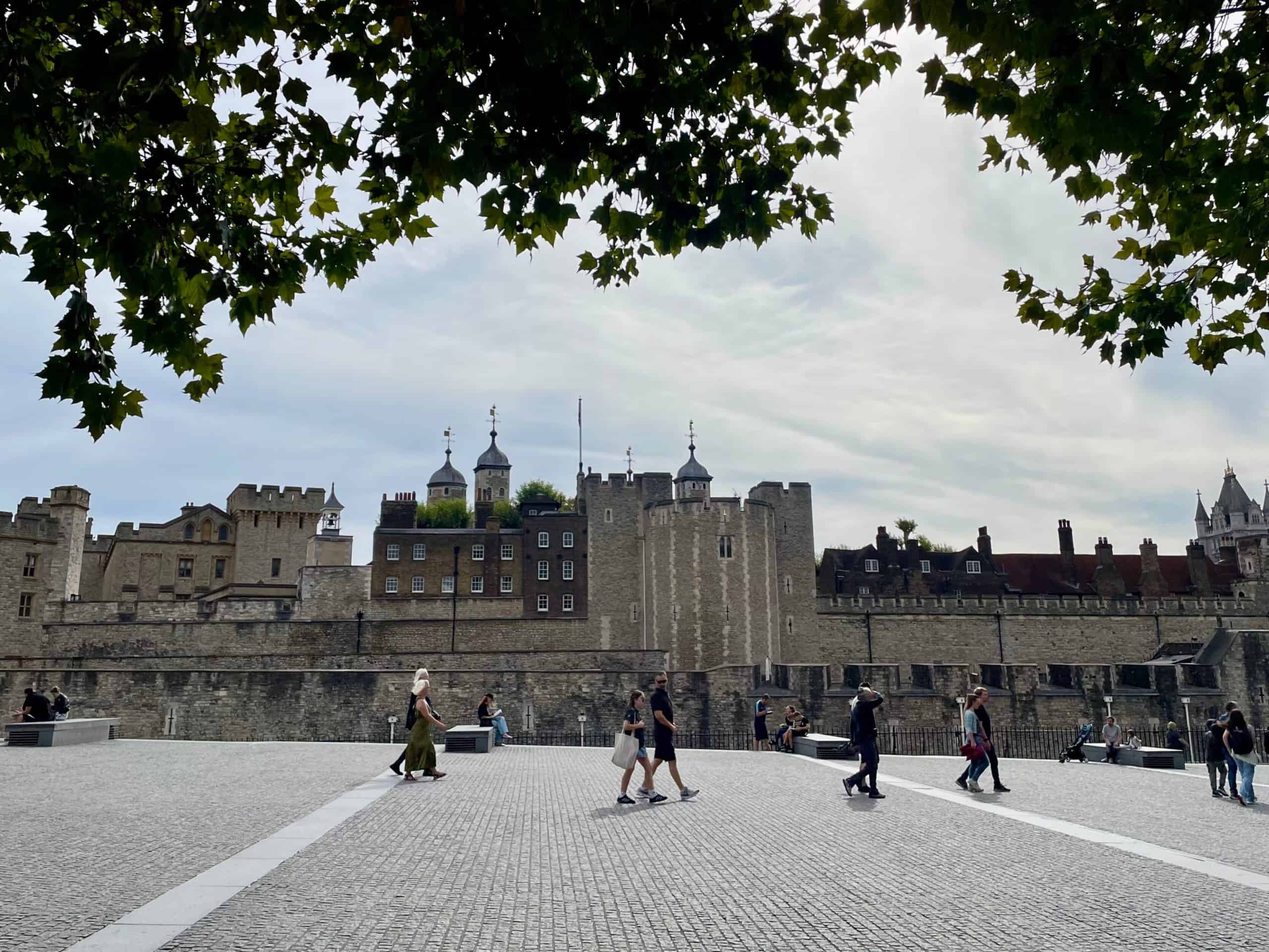 Is the Tower of London worth visiting? View of the Tower walls from the outside