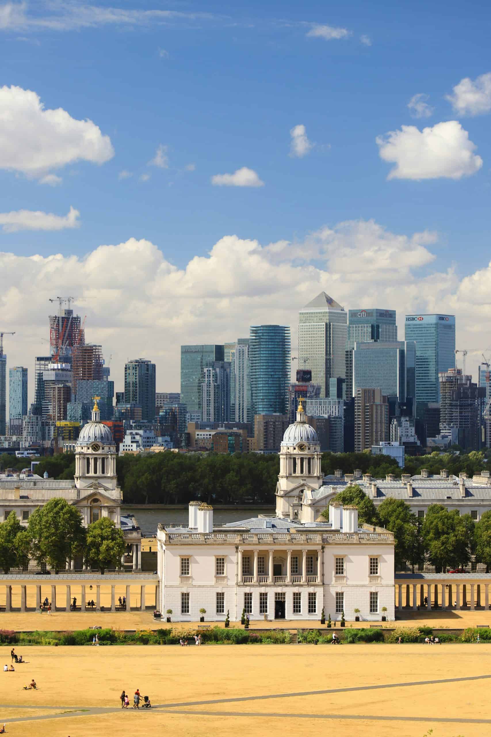 View of London from Greenwich park
