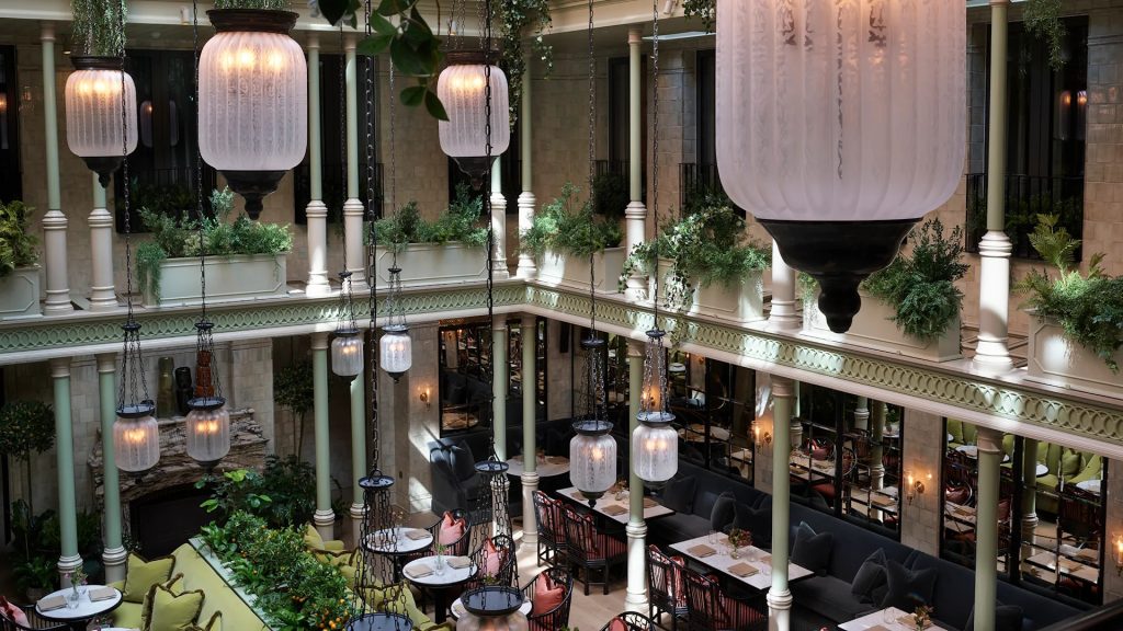 The atrium in NoMad London