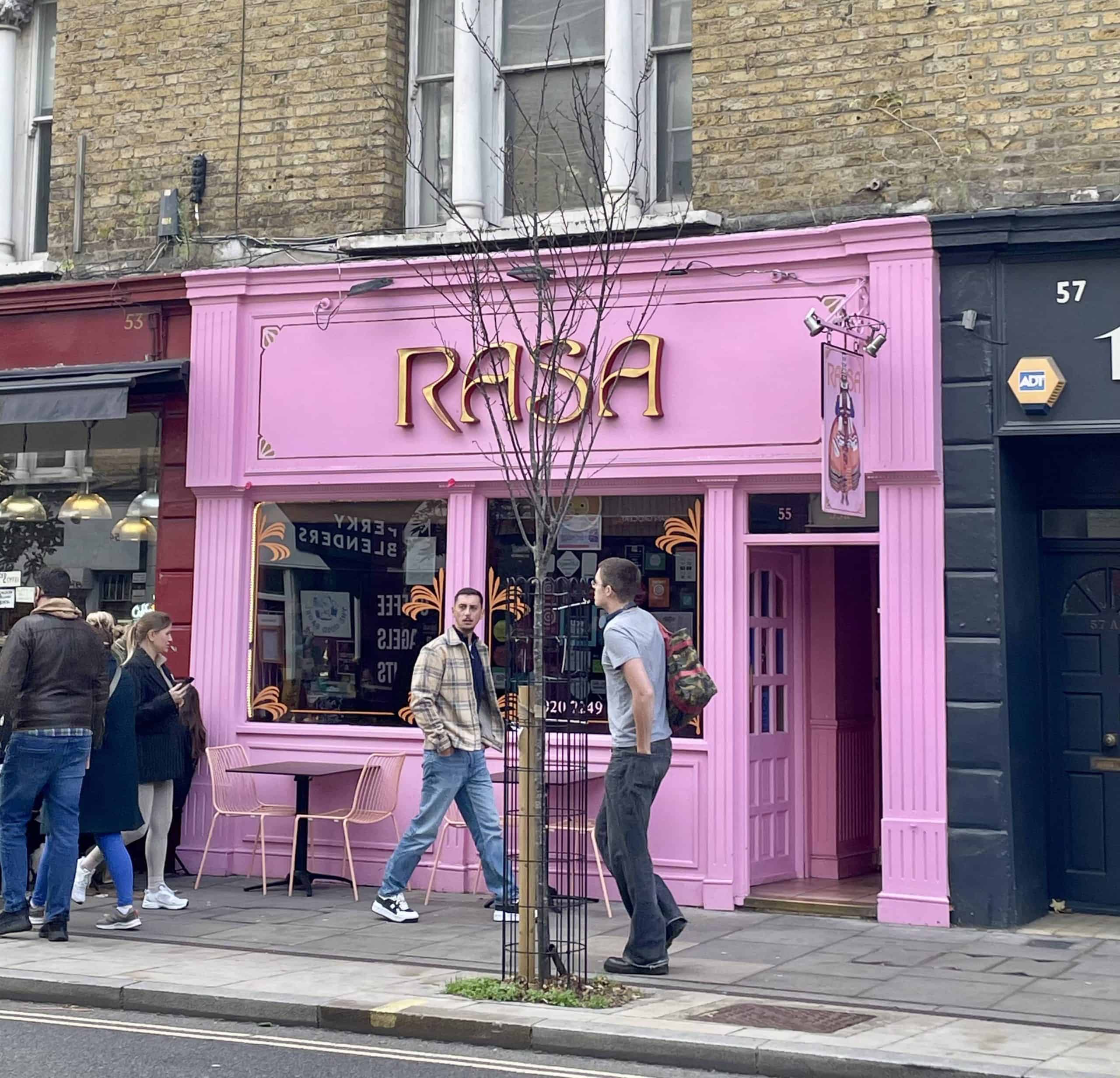 Rasa, a great Indian restaurant on Stoke Newington Church Street