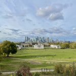 The view from the Royal Observatory in Greewich