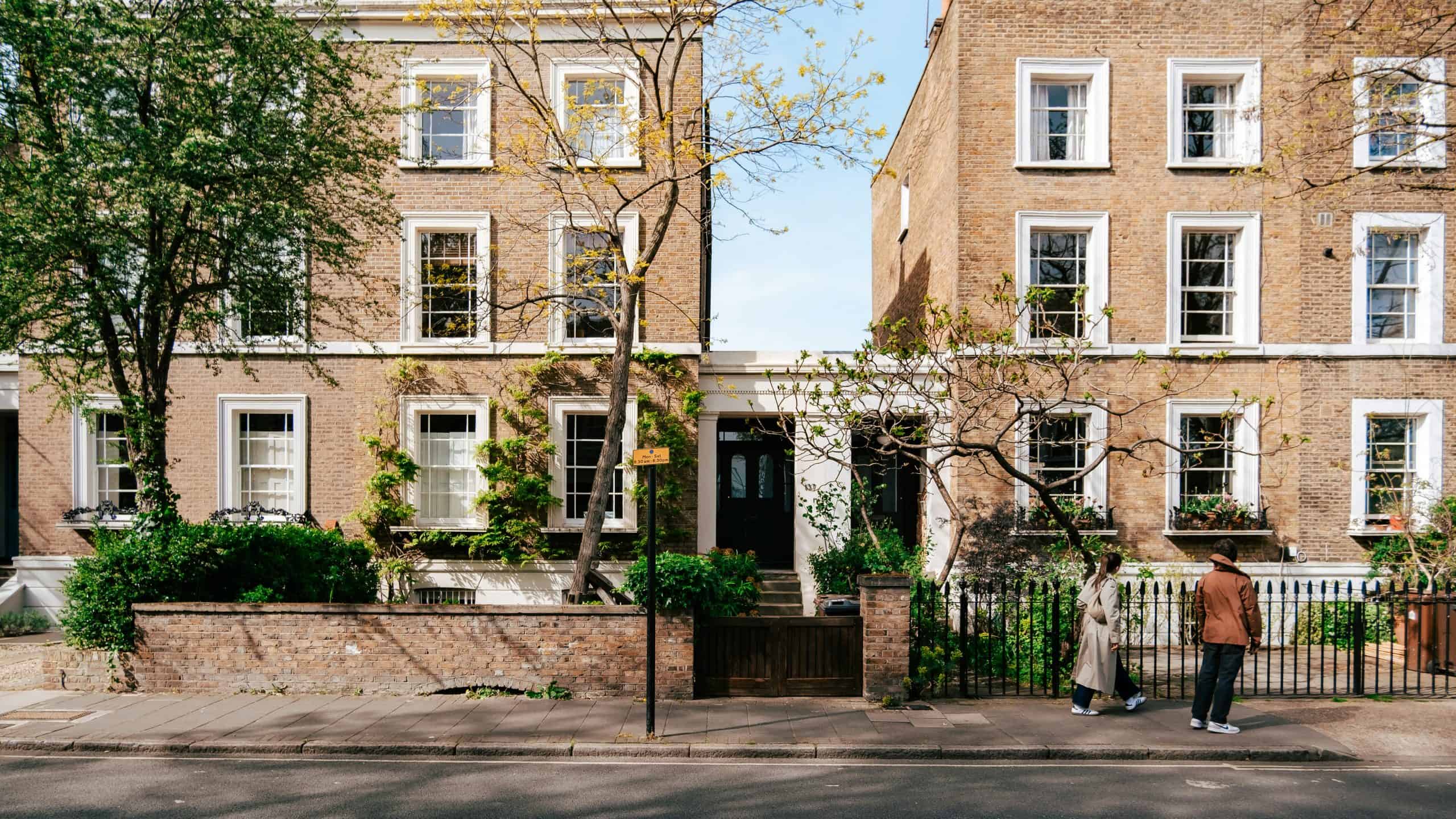 Terraced Victorian houses in hackney, London