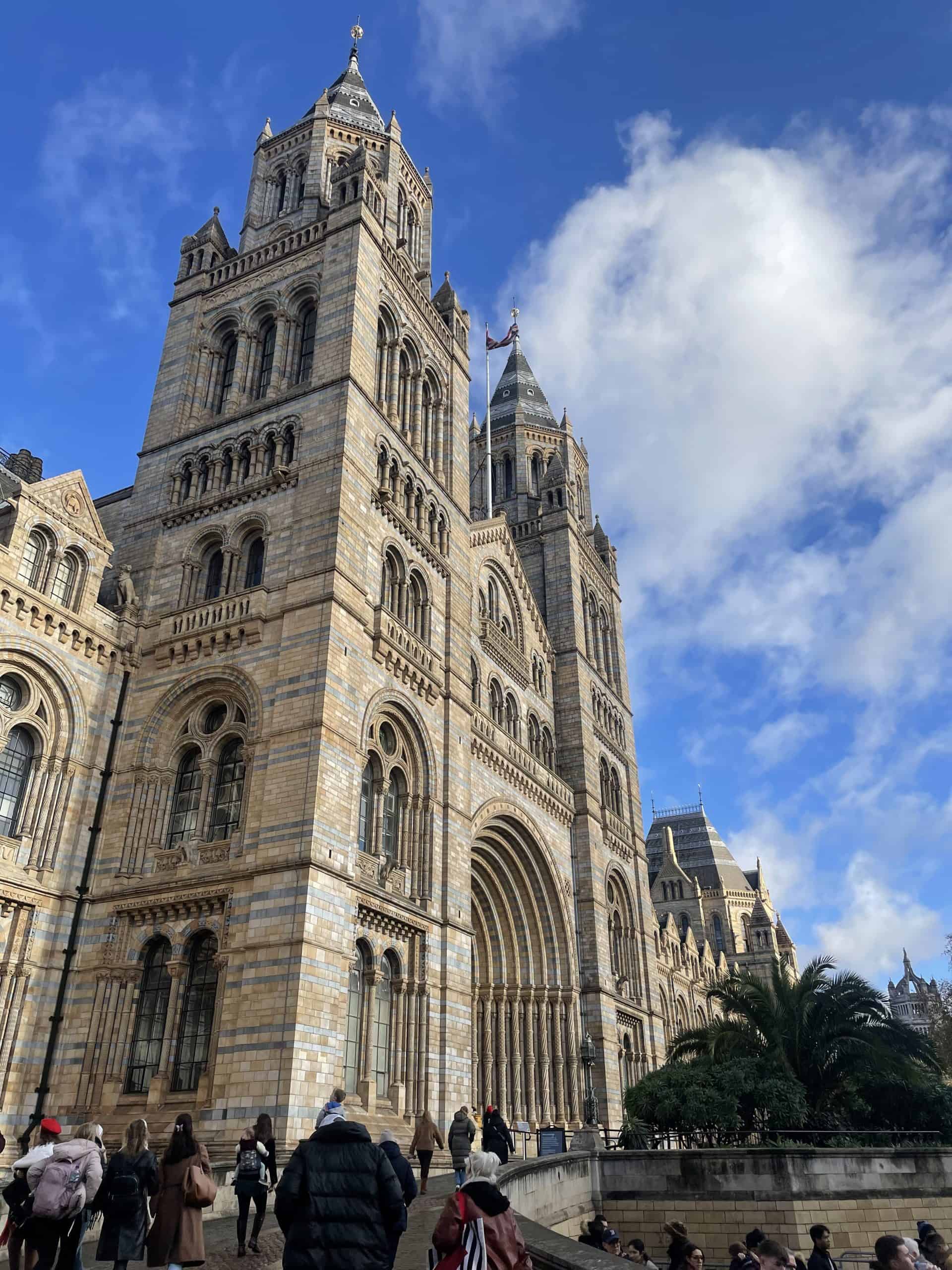 The Natural History Museum on a sunny day - a must for any 4 day London itinerary